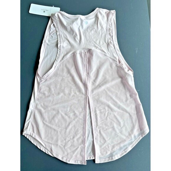 CRZ YOGA Women's Sports /Gym Workout Sleeveless Tank Top Lightweight Mesh Panel - Picture 4 of 7